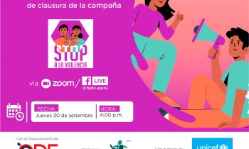  CEREMONIA DE CLAUSURA DE LA CAMPAÑA «STOP A LA VIOLENCIA»